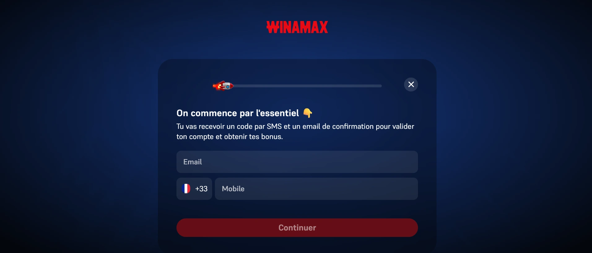 Winamax online fogadás